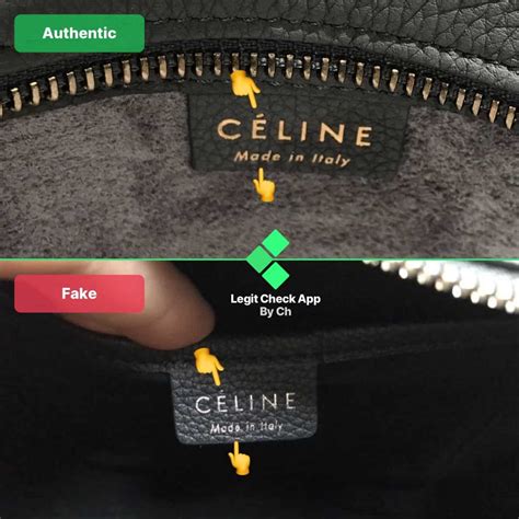 real celine bag vs fake|How to Authenticate Céline Bags .